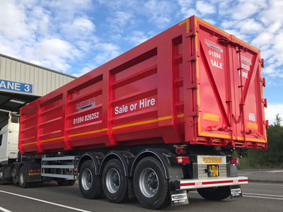 Accordian style Tipper Trailers from Rothdean