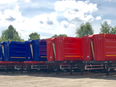 Accordian style Tipper Trailers from Rothdean