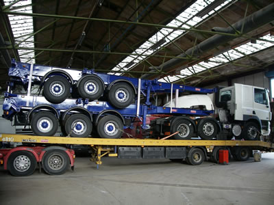 Exporting trucks and trailers from Rothdean UK