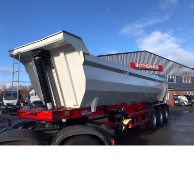 2020 SECSAN 33 YARD STEEL HALF PIPE TIPPER
