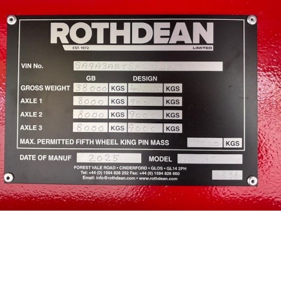 2025 Rothdean BULK TIPPER in Tipper Trailers Trailers