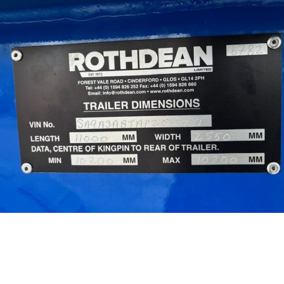 2025 Rothdean TIPPER in Tipper Trailers Trailers