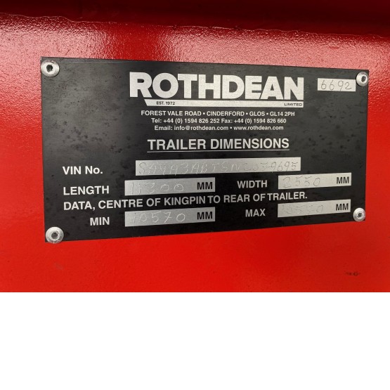 2023 Rothdean STEEL TIPPER in Tipper Trailers Trailers