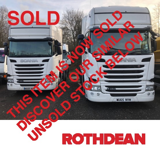 2015 SCANIA R450 EURO 6 in 6x2 Tractor Units