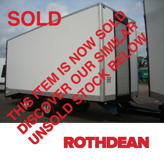 1999 VBG COUPLING DRAWBAR BEAVERTAIL BOX in Box Trailers Trailers