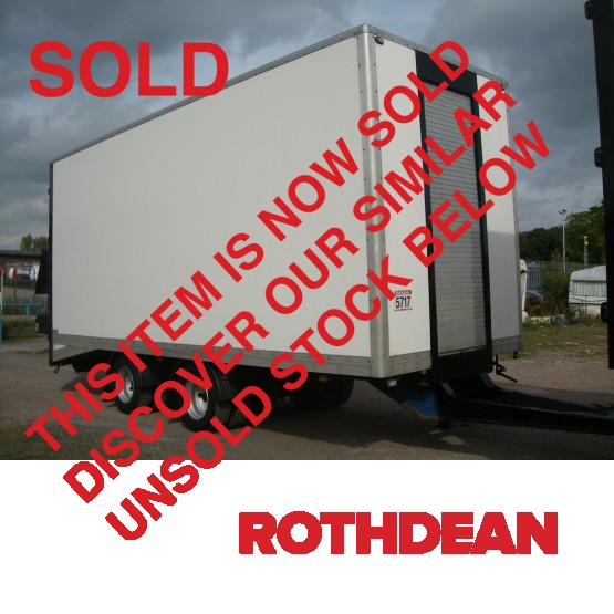 1999 VBG COUPLING DRAWBAR BEAVERTAIL BOX in Box Trailers Trailers
