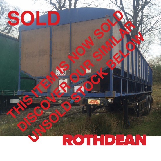 1996 SDC FIXED SKEL C/W POTATO BULKER in Skeletal Trailers Trailers