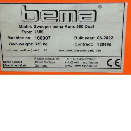 2022 BEMA 580 DUAL TYPE 1850 in Other