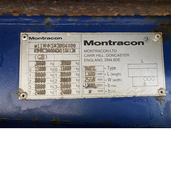 2016 MONTRACON CURTAIN SIDER in Curtain Siders Trailers