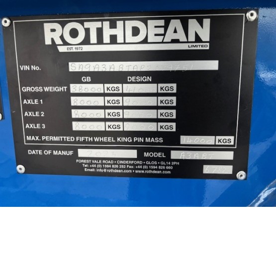 2025 Rothdean TIPPER in Tipper Trailers Trailers