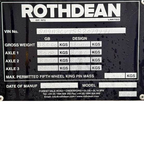 2025 ROTHDEAN VAC TANK in Vacuum Tankers Trailers