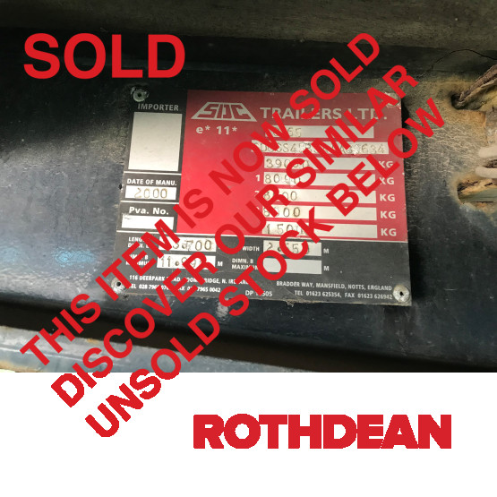 2000 SDC  in Curtain Siders Trailers
