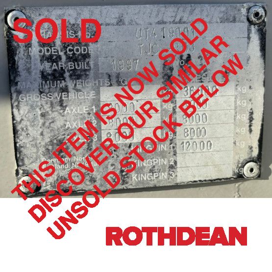 1997 CRANE FREHAUF FOOD TANKER in Food & Chemical Tankers Trailers