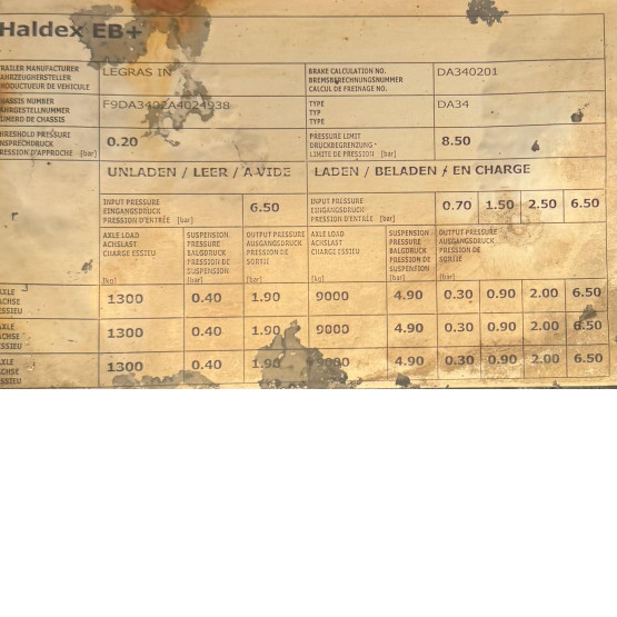 2004 LEGRAS MOVING FLOOR in Ejector & Moving Floor Trailers