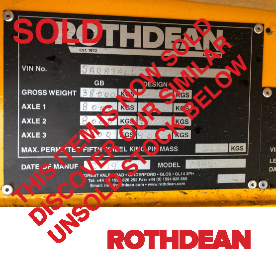 2019 Rothdean STEPFRAME LOW LOADER in Lowloaders Trailers