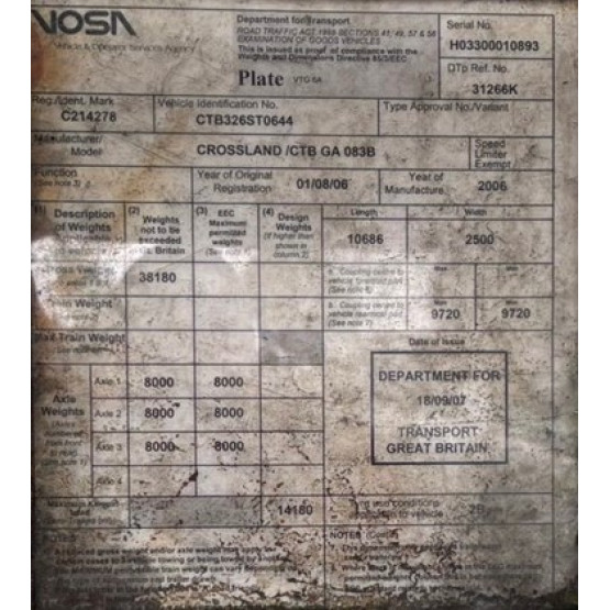 2006 Crossland  in Vacuum Tankers Trailers