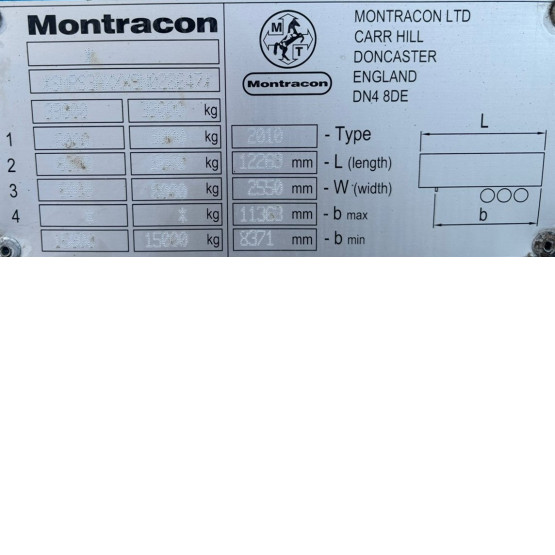 2010 Montracon SKELETAL in Skeletal Trailers Trailers