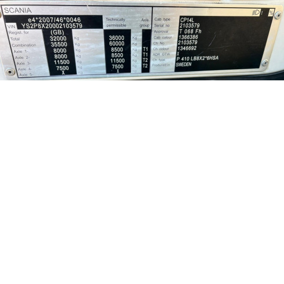 2014 SCANIA P410 in Tank Rigid Vehicles