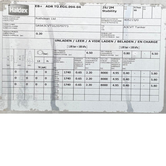 2025 Rothdean VAC TANK in Vacuum Tankers Trailers