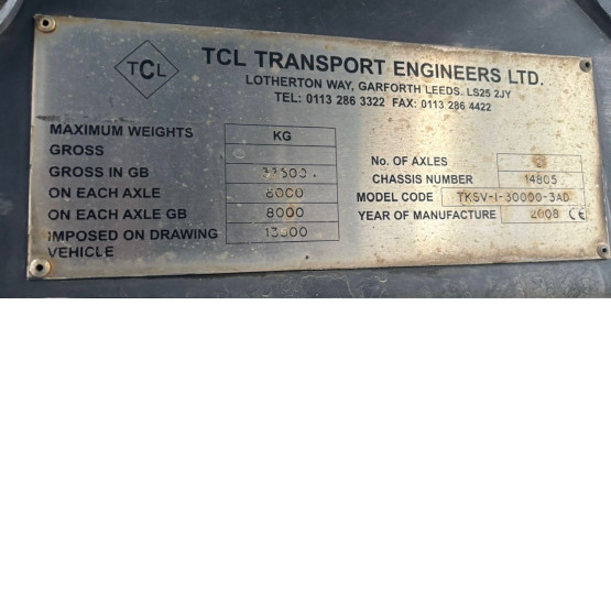 2008 TCL VACUUM TANKER in Vacuum Tankers Trailers