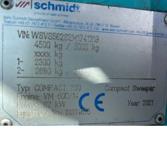 2021 SCHMIDT SWINGO 200 + in Compact Sweepers