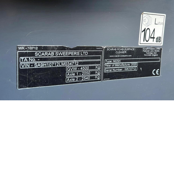 2020 SCARAB M25H in Compact Sweepers