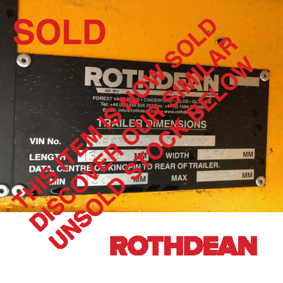 2019 Rothdean STEPFRAME LOW LOADER in Lowloaders Trailers