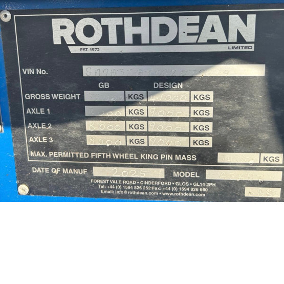 2025 Rothdean Tipper in Tipper Trailers Trailers