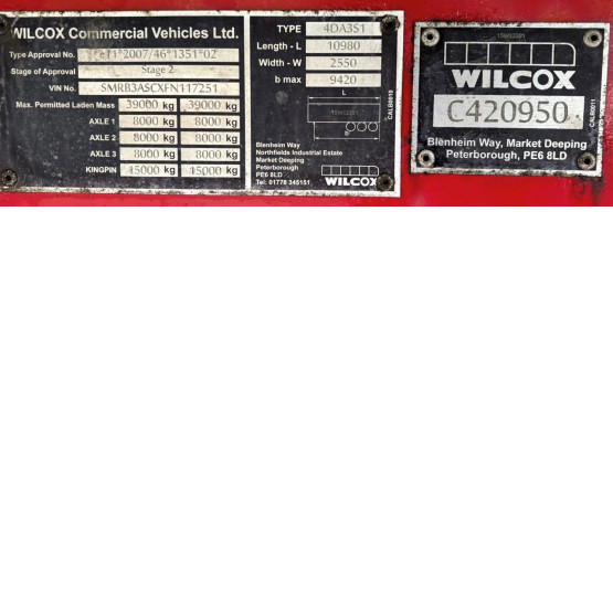 2016 WILCOX WILCOX in Tipper Trailers Trailers