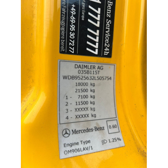 2010 MERCEDES AXOR 1824AK in Gritters