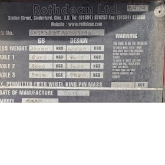 2013 Rothdean BULK TIPPER in Tipper Trailers Trailers