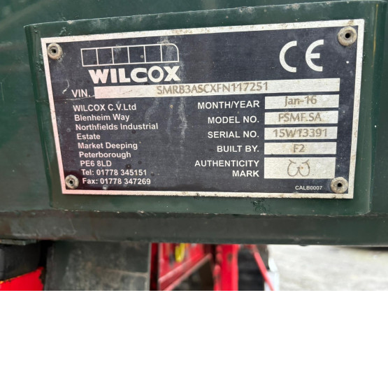 2016 WILCOX WILCOX in Tipper Trailers Trailers