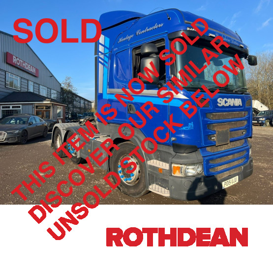 2015 SCANIA R450 in 6x2 Tractor Units