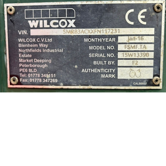 2016 WILCOX WILCOX in Tipper Trailers Trailers