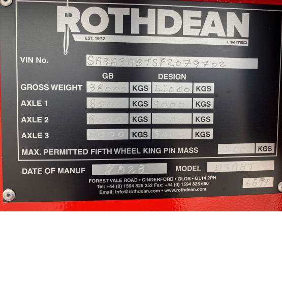 2023 Rothdean STEEL TIPPER in Tipper Trailers Trailers