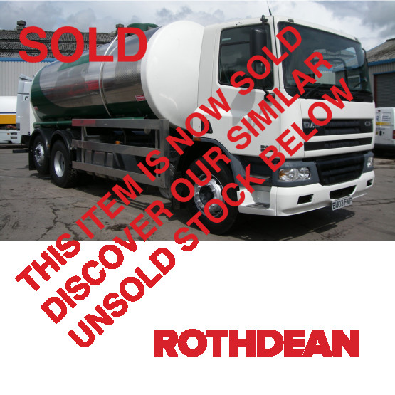 2003 DAF 75CF250 in Tank Rigid Vehicles