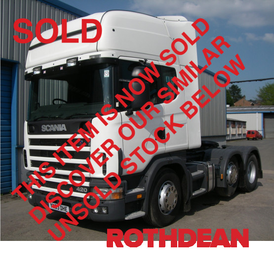 2003 SCANIA R124-420 in 6x2 Tractor Units