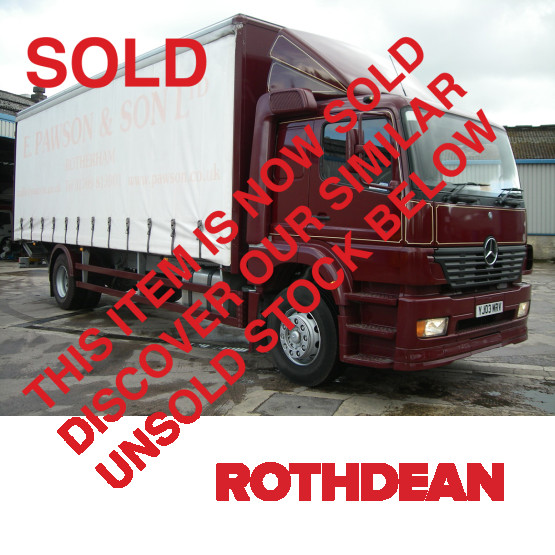 2003 MERCEDES ATEGO 1823 in Curtain Siders Rigid Vehicles