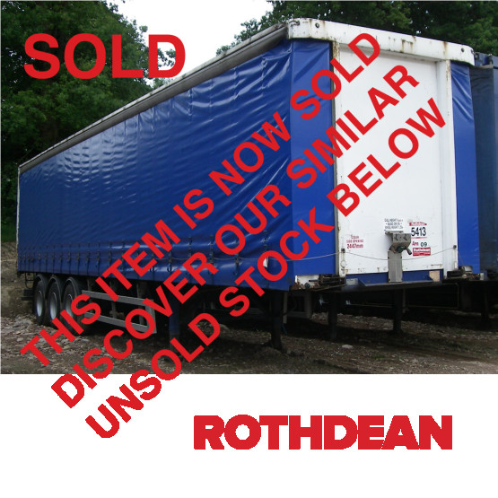 2001 SDC STRAIGHT in Curtain Siders Trailers