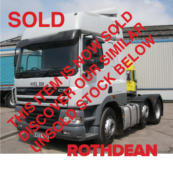 2004 DAF CF85430 in 6x2 Tractor Units