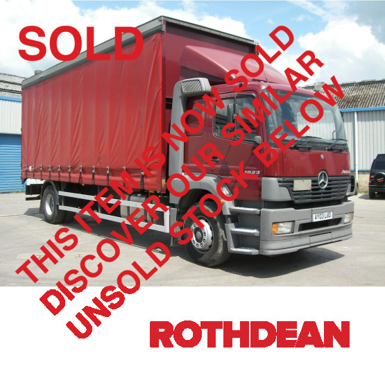 2003 MERCEDES ATEGO 1823 in Curtain Siders Rigid Vehicles