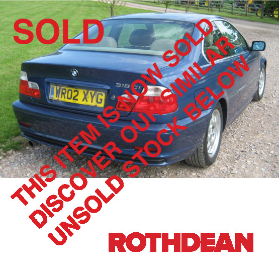 2002 BMW 318 CI-2 DOOR in Cars and Light Vans Rigid