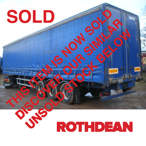 2002 SDC STRAIGHT in Curtain Siders Trailers