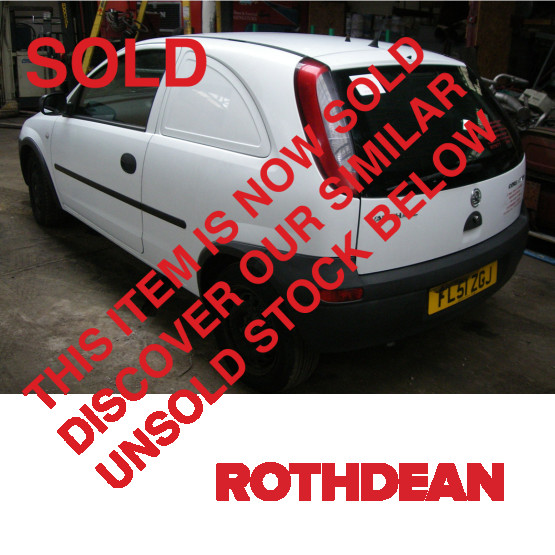 2001 VAUXHALL CORSA in Cars and Light Vans Rigid