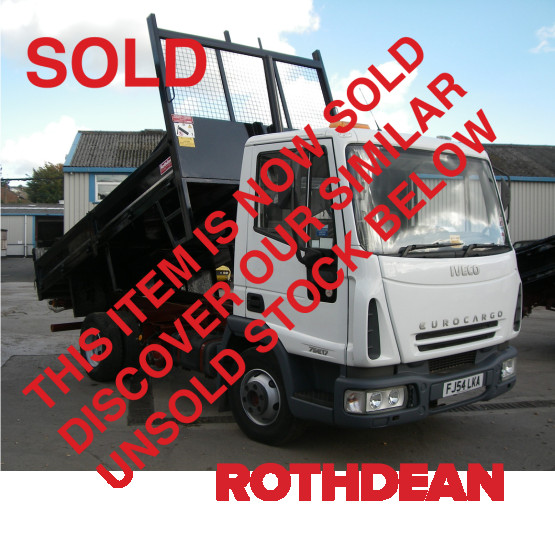 2004 IVECO EUROCARGO 75E17 in Tippers Rigid Vehicles