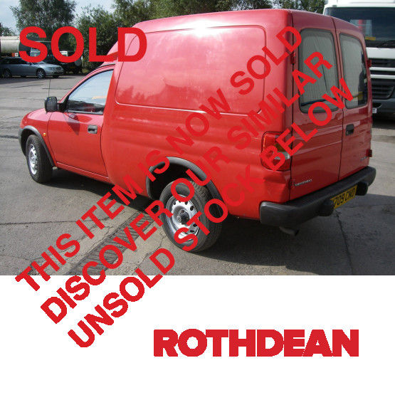 2000 VAUXHALL COMBO D in Cars and Light Vans Rigid