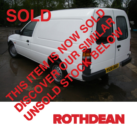 2001 FORD ESCORT 55 in Cars and Light Vans Rigid
