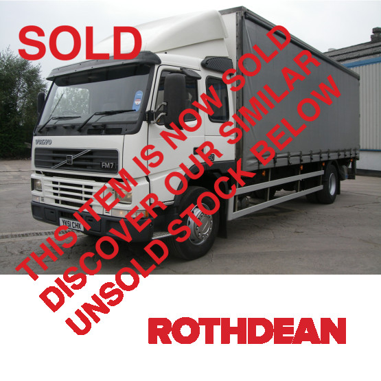 2001 VOLVO FM7 in Curtain Siders Rigid Vehicles
