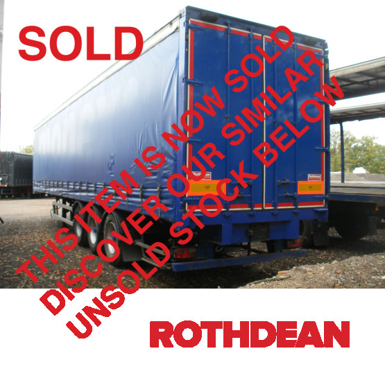 2002 SDC STRAIGHT in Curtain Siders Trailers