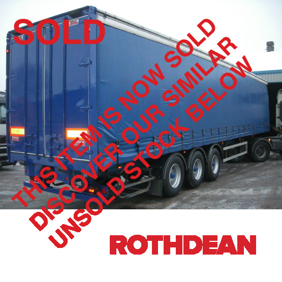 2002 SDC STRAIGHT in Curtain Siders Trailers